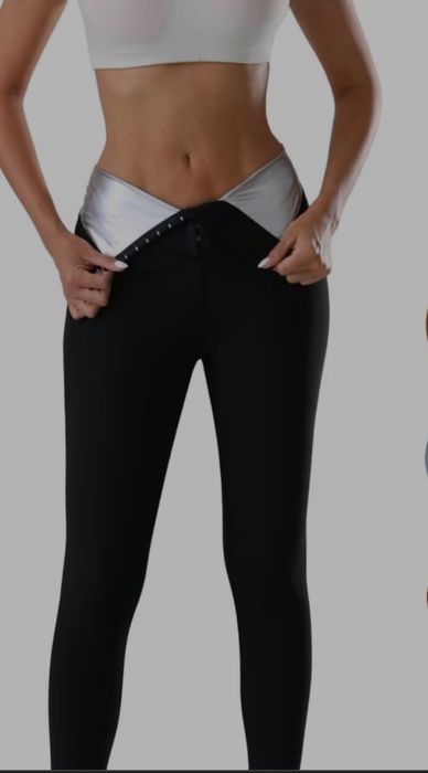 Damskie legginsy getry modelujące wyszczuplające termoizolacyjna XL