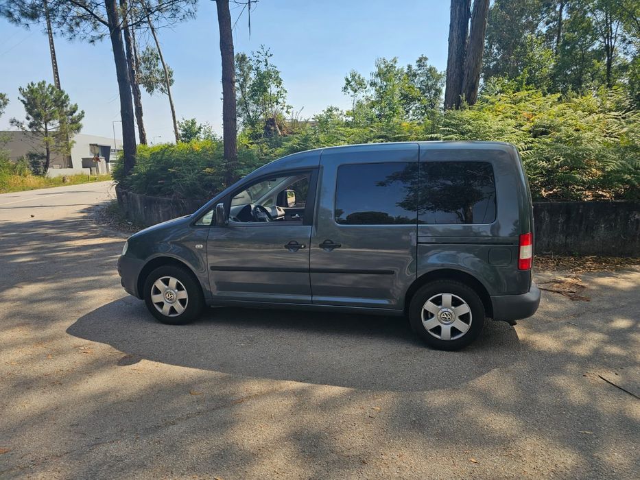 Vw caddy 1.9 tdi carrinha adtapada para cadeira de rodas