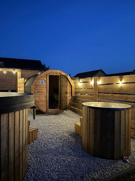 Spokojna przystań 5 minut od Energylandii – domki w Piotrowicach