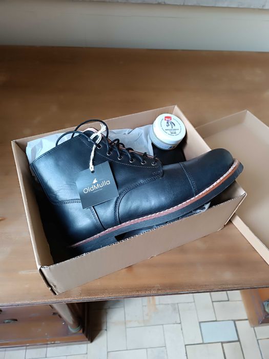 Botas de couro vintage