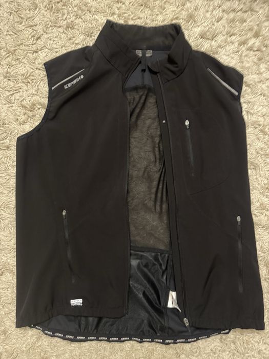 Softshelowa kamizelka kolarska XL idealna na rower