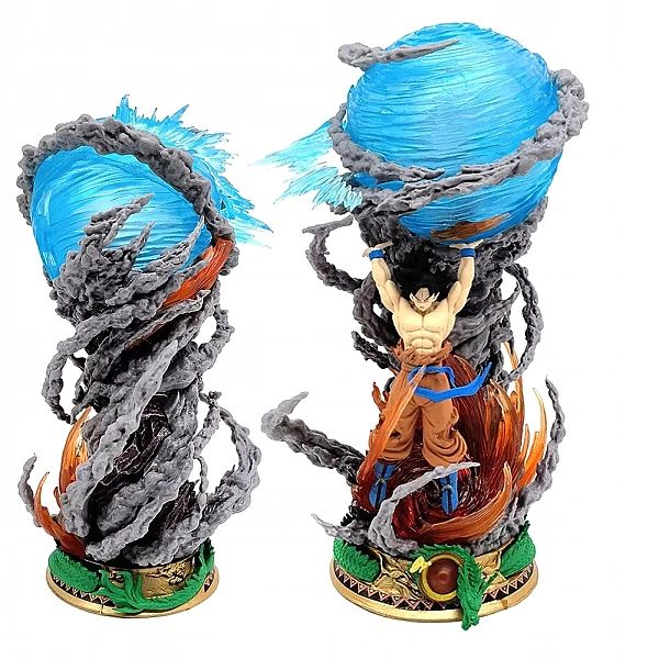 Figurka LED 3D Dragon Ball - Son Goku Anime 25cm Dekoracja Świecąca Br