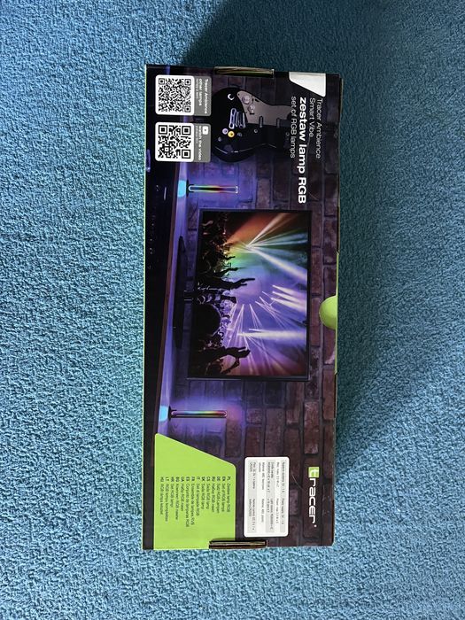 Lampki RGB gamingowe TRACER pilot nowe