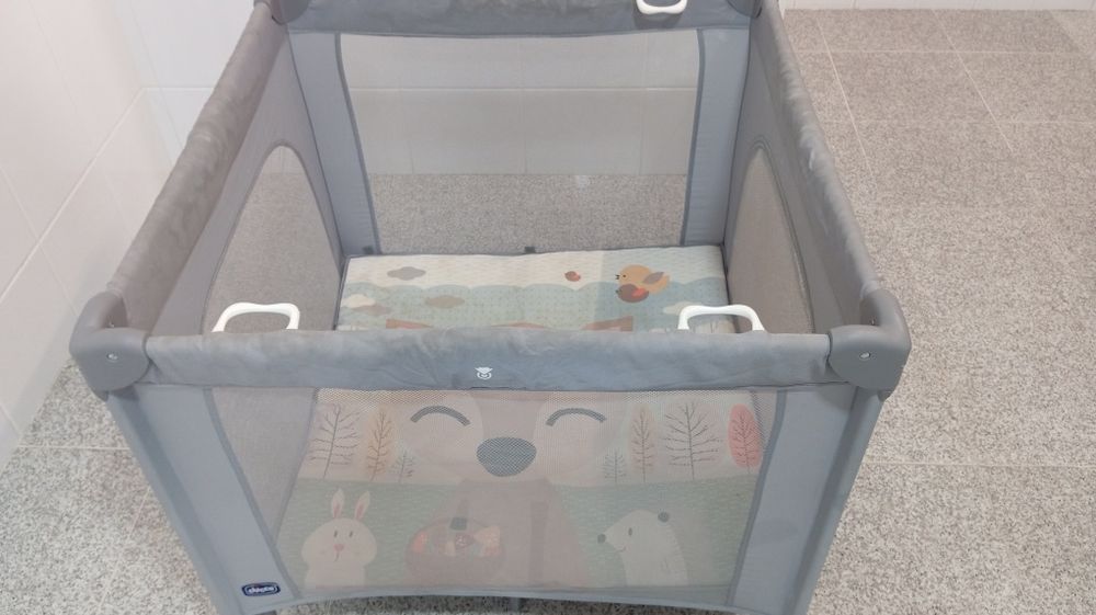 Parque de Bebé Chicco Open Box (Cinza)