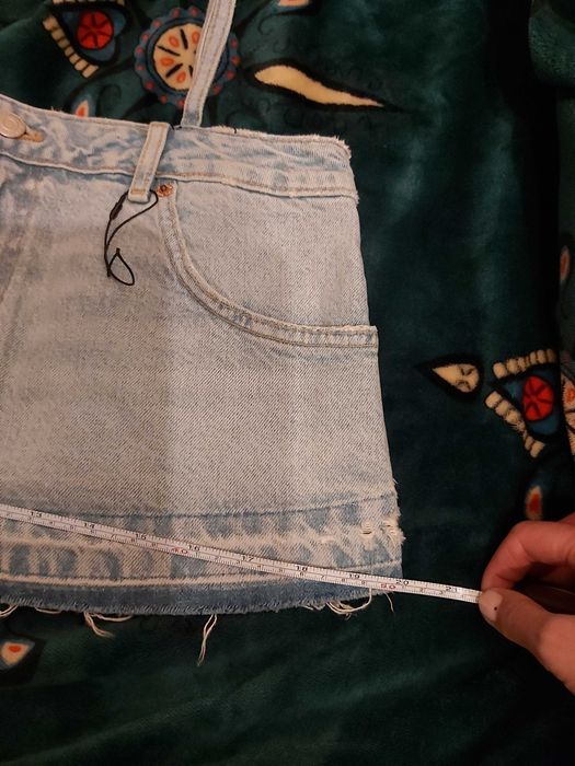 Zara krotki top S jeans