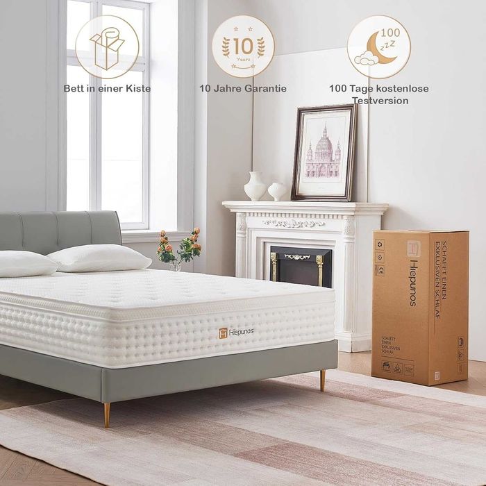 Nowy materac / topper / 7-strefowy / 200x200x26CM / HIEPUNOS / H3/H4 !W822!