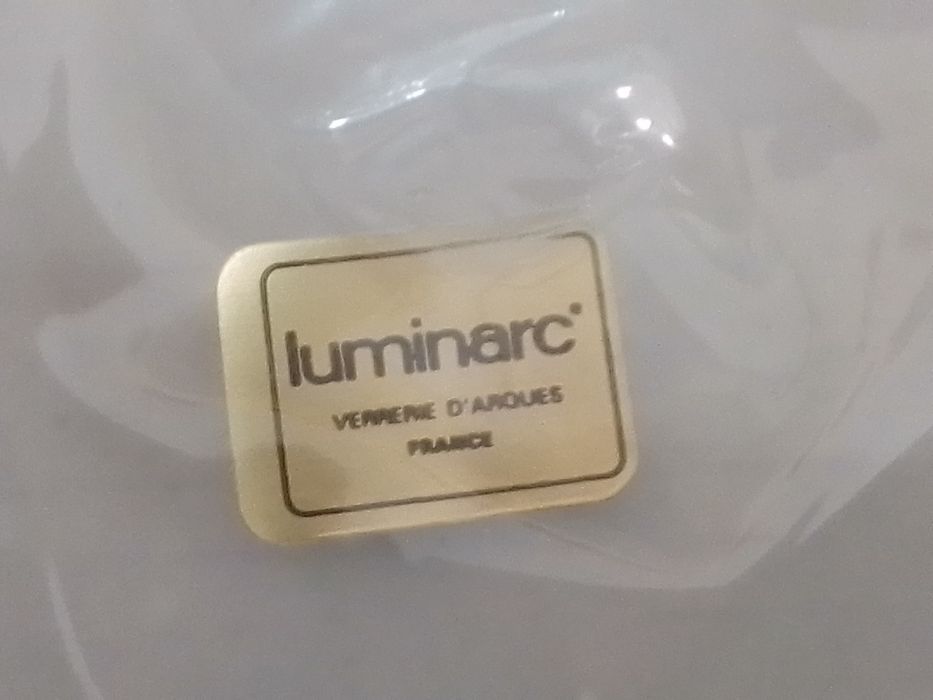 Cinzeiro de cristal Luminarc dos anos 80