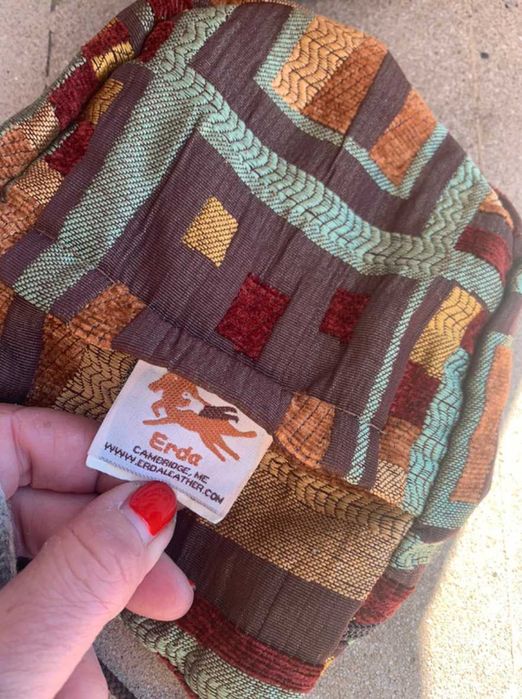 Bolsa de ombro Erda Tapeçaria motivos geométricos