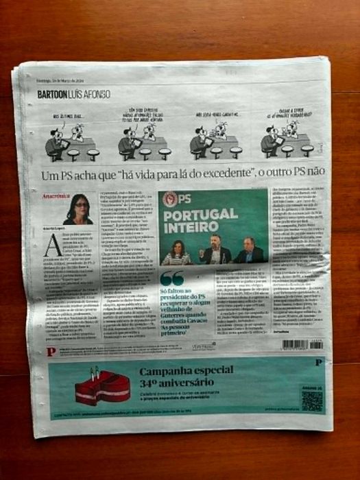 Jornal Público: 24 de Março de 2024