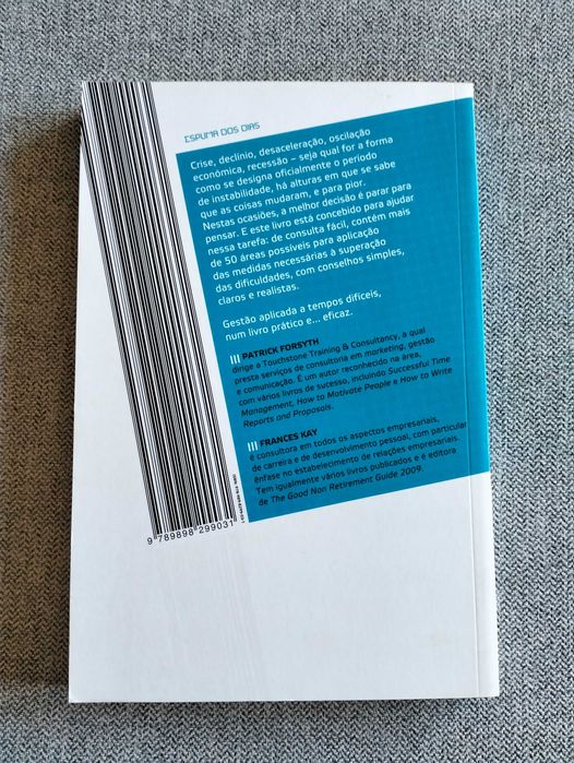 Livro "Estratégias eficazes para tempos difíceis" P. Forsyth e F. Kay