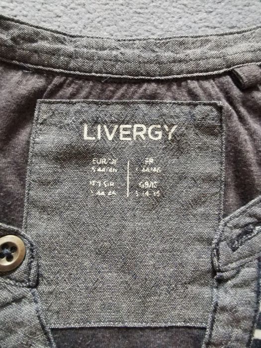 Koszulka z długim rękawem w paski LIVERGY roz S