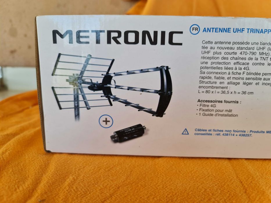 Antena televisão TDT UHF 47/790MHz, 4G