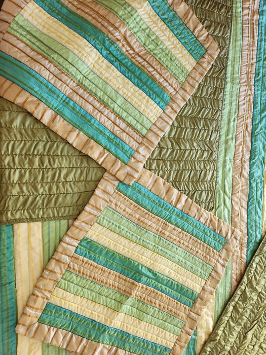 Colcha com duas almofadas