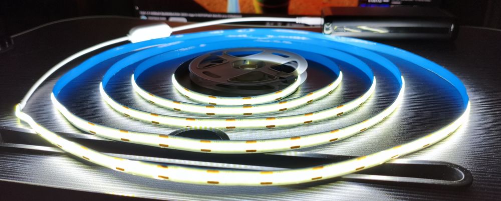 USB Лента Диодная / Сенсорная / COB / 3 Метра / Холодный Свет