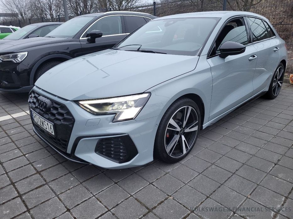 Audi S3 Sportback MATRIX | 310 KM | Ambiente plus | CarPlay | Czerń Plus | FVAT23%| PL