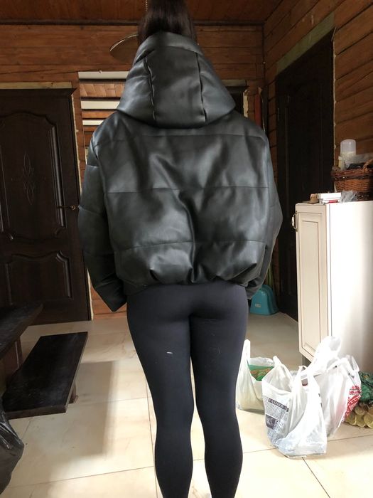 Куртка еко шкіра коротка розмір Л