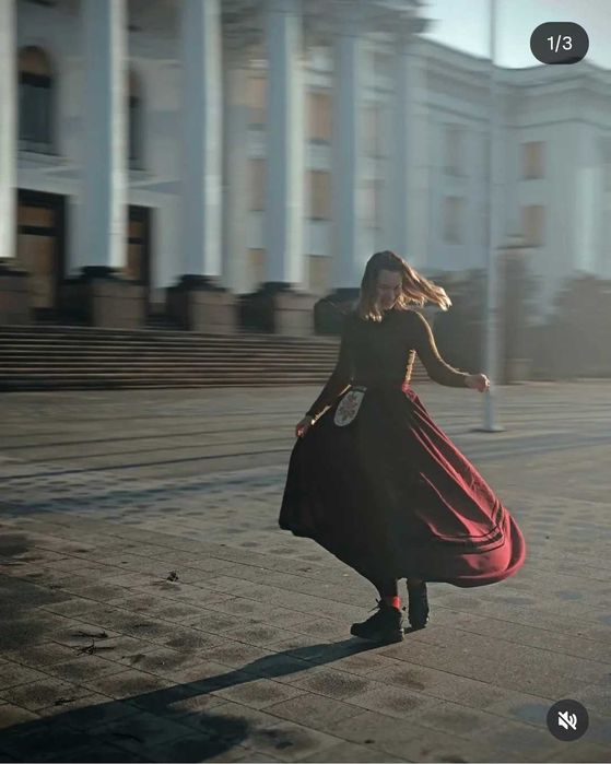 Двостороння етно-спідниця