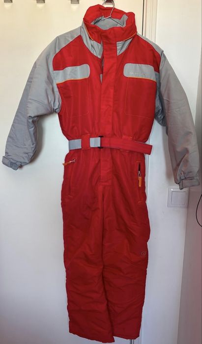 Conjunto infantil para a neve fato+botas