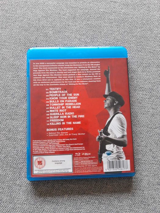 BluRay musical "Live at Finsbury Park" dos Rage against the Machine