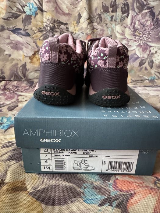 Дитячі ботиночки Geox Amphibiox  us7 eur23  15,4 см устілка!!!