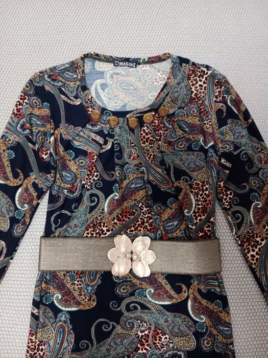 Платье под пояс.