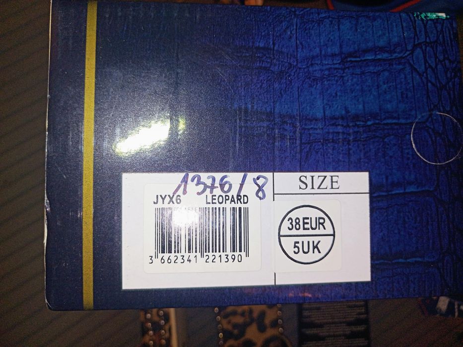 Klapki lampart 38 Sergio Todzi