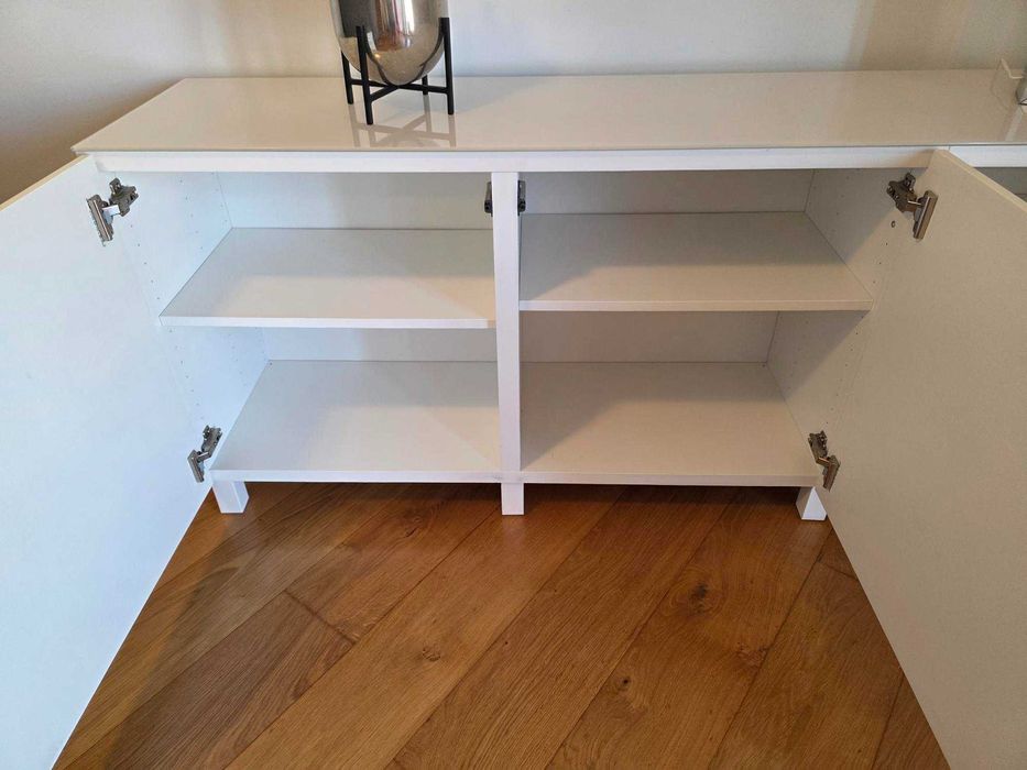 Consola / Armário arrumação BESTA (IKEA) - branco - 180x42x64 cms