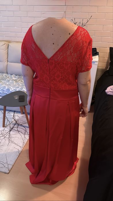 Vestido de festa Vermelho Glück LBN