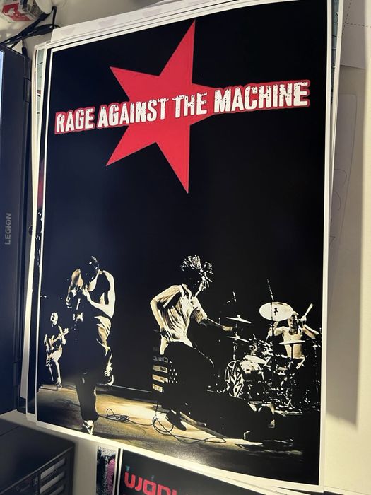rage against the machine plakat a3
