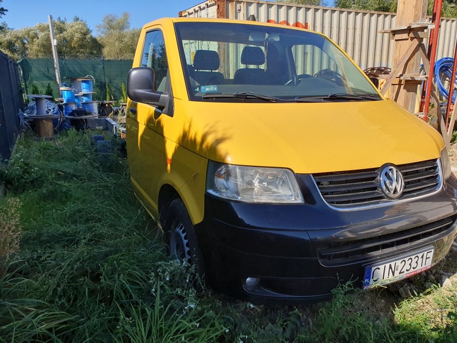 Transporter T5 2.5 2005r rama aluminiowa z hydrauliką.