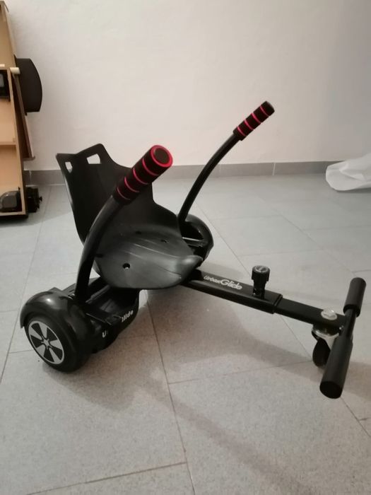 Hoverboard com kart pilot