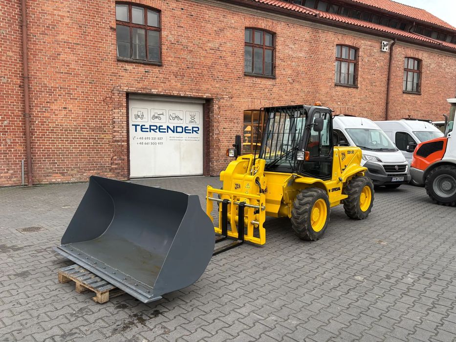 JCB 520-50  FV23% Import Po Dużym Serwisie Stan Idealny Bez Luzów Łyżka Teleskop