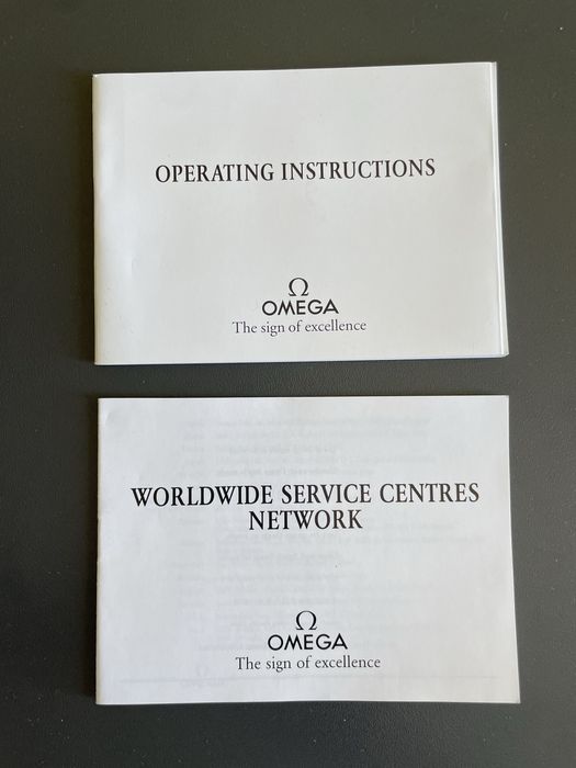 Książeczki instrukcje OMEGA