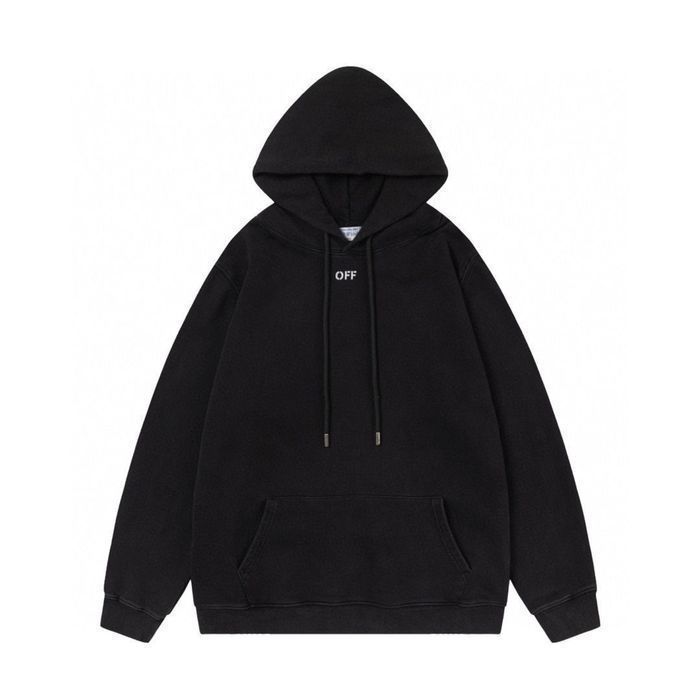 OFF-WHITE худи мужское оверсайз, черное, винтажное оригинал унисекс