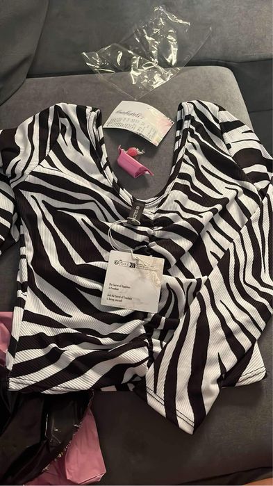 Bluzka zebra prążek