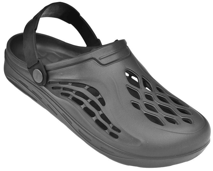 Klapki kroksy chodaki piankowe męskie z paskiem CM-129 gr roz. 42