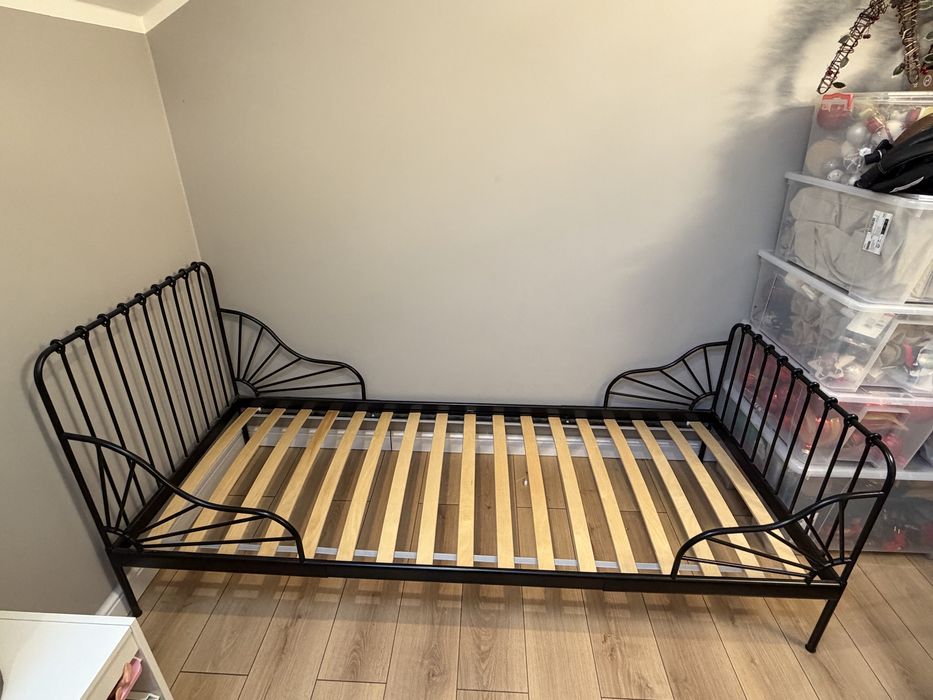Łóżko iKEA MINNEN + materac rosnace z dzieckiem