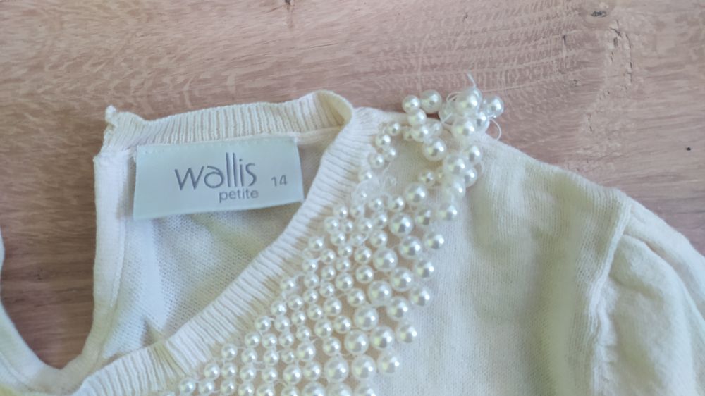 Bluzka Walis kołnierzyk, perełki 14 42