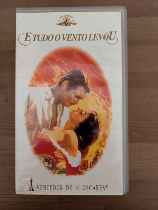 Duplo VHS " E tudo o vento Levou " 1939 (Opt. Estado)