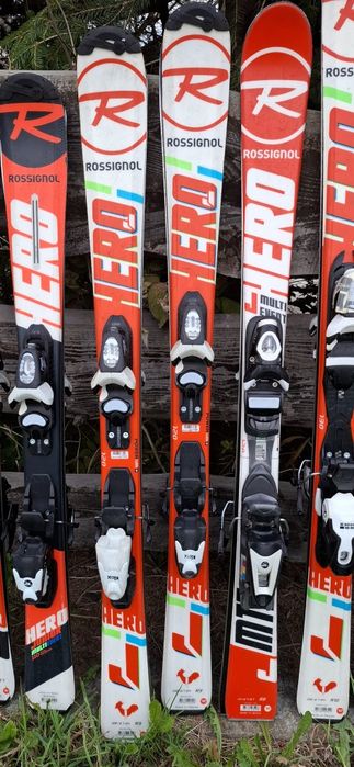 Rossignol HERO Junior / Multi-Event 100–130 cm + wiązania – po serwisie