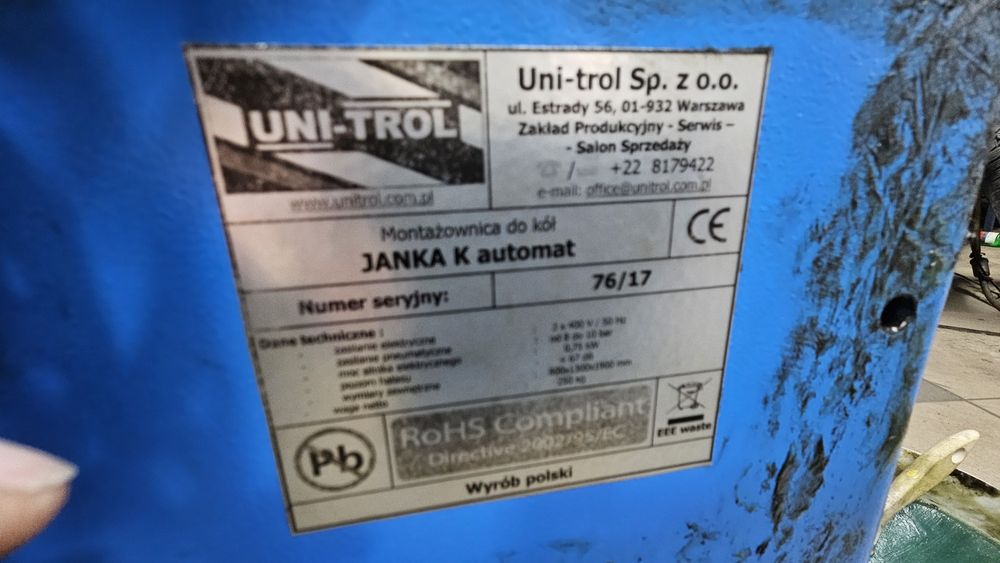 UNITROL montazownica do kol Janka K