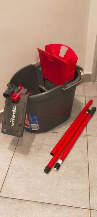 Zestaw Vileda - mop płaski i wiadro
