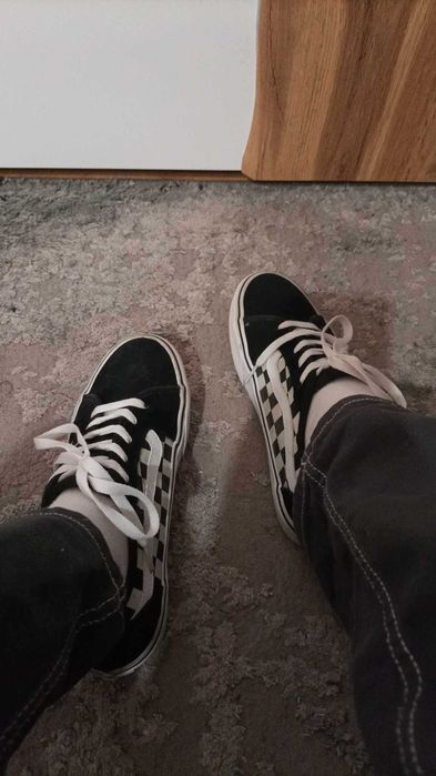 Buty vans w kratkę