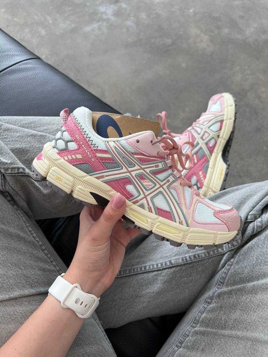 Женские кроссовки Asics Gel-Kahana 8 White Pink / Асикс Гель Кахана 8 белые розовый 36 37 38 39 40 41