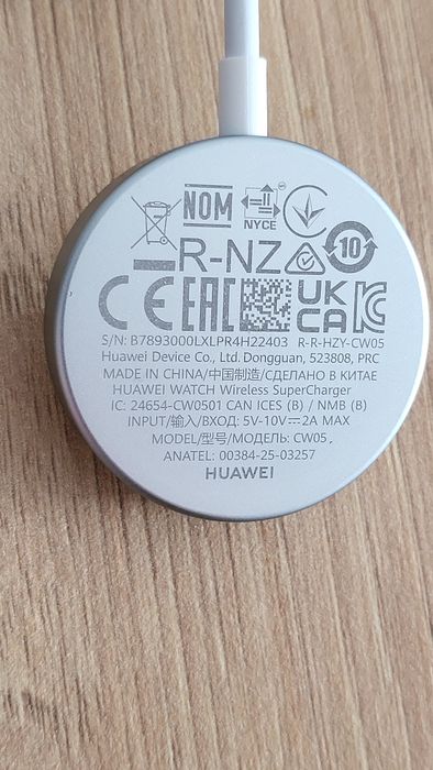Ładowarka indukcyjna do zegarków Huawei HZY-CW05 oryginalna nowa GT 5 GT 6