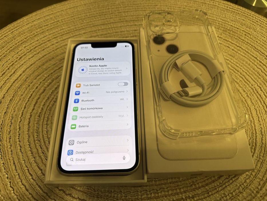 IPhone 13 mini pudrowy róż 128GB 100% powiekszona kondycji bateri
