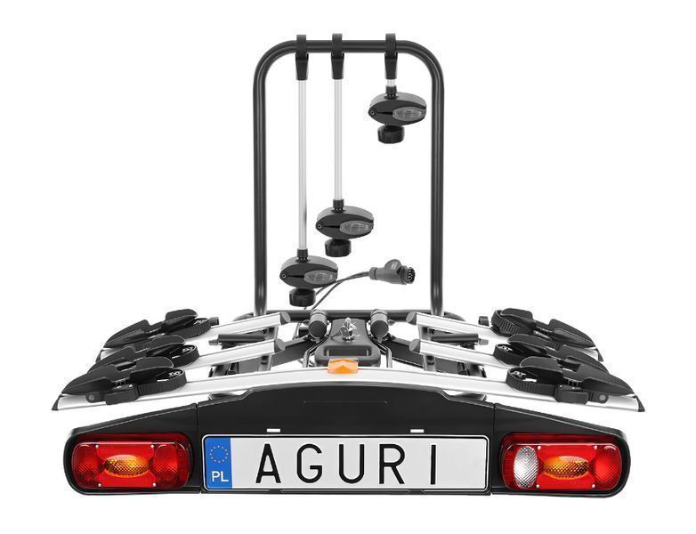 AGURI Bagażnik na 3/4 rowery Platforma na Hak Active