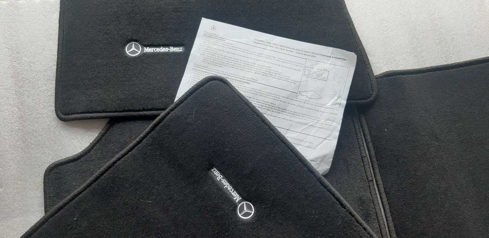 Mercedes S W140 1991-1998 SEL Long Ковры коврики черные Новые Оригинал
