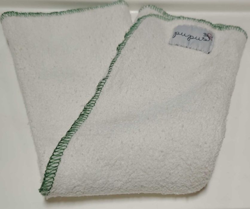 Absorvente trifold Pupus - Algodão e Bambu.
