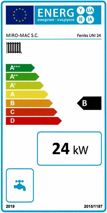 24kw kocioł piec na węgiel drewno 5 klasa